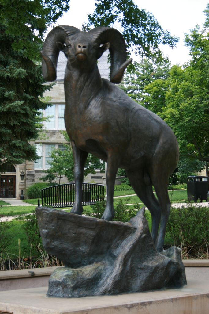 Ram Sculpture at West Chester University