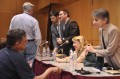 Annabelle Moseley at the 2012 WCU First Books Panel with Maryann Corbett, Aaron Poochigian, and Matthew Buckley-Smith